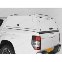 Hardtop Pro//Top Gullwing avec hayon plein en blanc W32 pour Mitsubishi L200 Série 6 2019 et plus