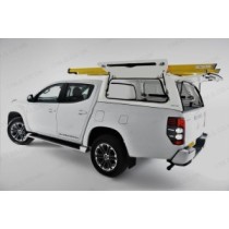 Hardtop Pro//Top Gullwing avec hayon plein en blanc W32 pour Mitsubishi L200 Série 6 2019 et plus