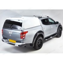 Auvent Pro//Top Tradesman avec porte arrière en verre en blanc W32 pour la cabine double Mitsubishi L200 à partir de 2015