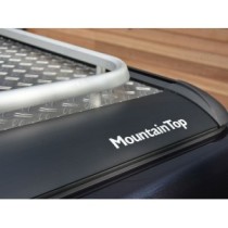 Couvre-tonneau relevable Mountain Top Checker avec rail de chargement pour VW Amarok 2011-2020