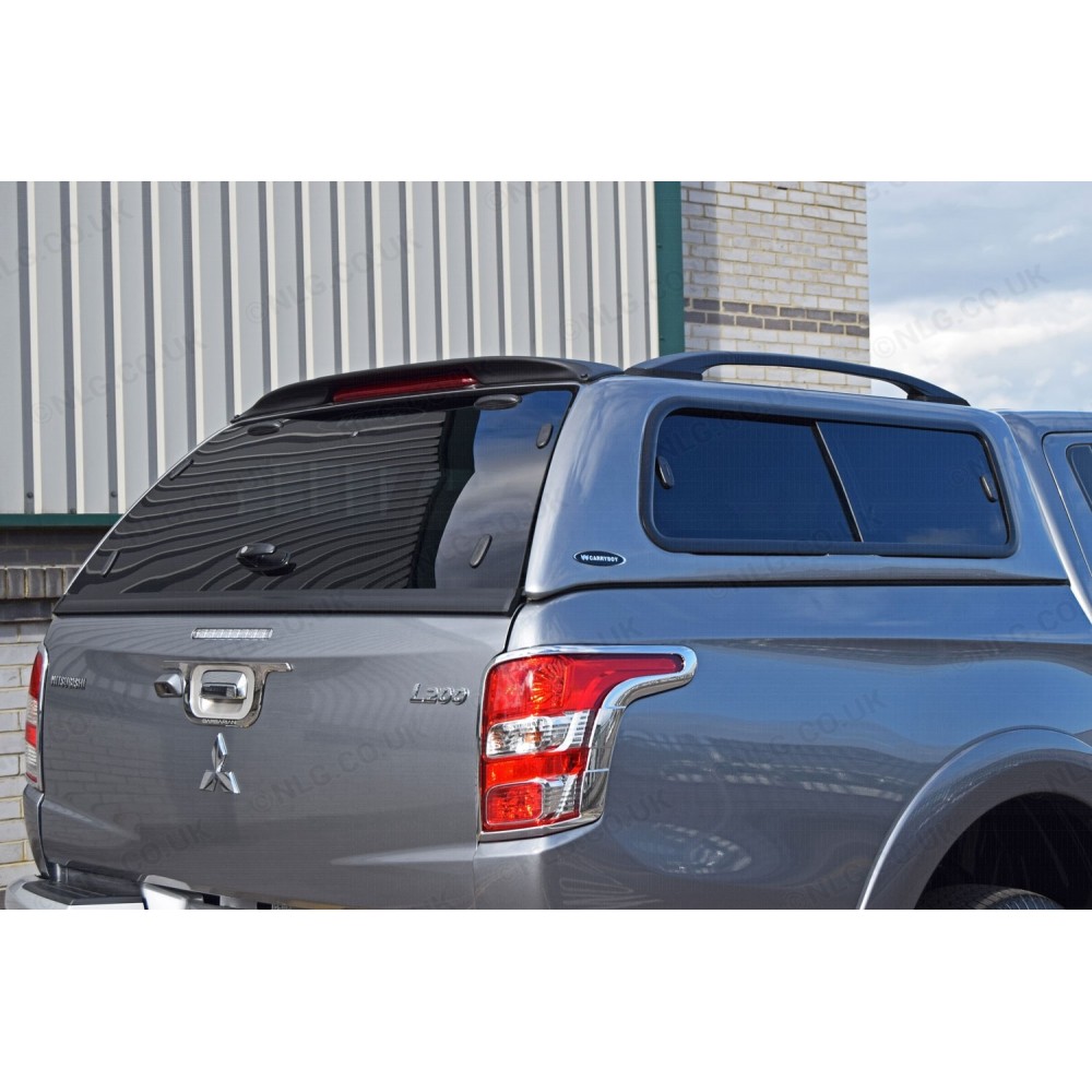 Mitsubishi L200 Double Cab 2015-2019 Carryboy Auvent rigide de loisirs vitré avec verrouillage central