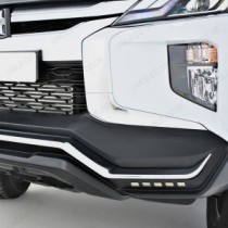 Masque de pare-chocs Predator Mitsubishi L200 Série 6 2019-2021 avec DRL