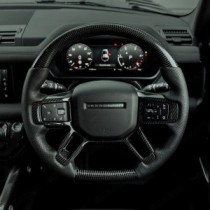 Volant chauffant en fibre de carbone pour Land Rover Defender 2020-