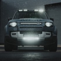 Intégration de phares LED Lazer pour toit - Finition noire brillante pour Land Rover Defender 2020-