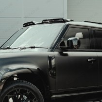 Intégration de phares LED Lazer pour toit - Finition noire brillante pour Land Rover Defender 2020-