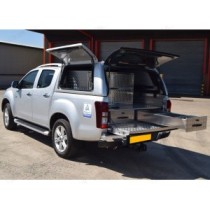 Isuzu D-Max 2017 et plus Pro//Top Canopy - Portes d'accès latérales Gullwing - Différentes couleurs