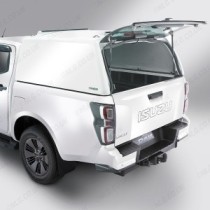 Isuzu D-Max 2021 - Auvent ProTop Tradesman avec porte arrière en verre en 527 Splash White