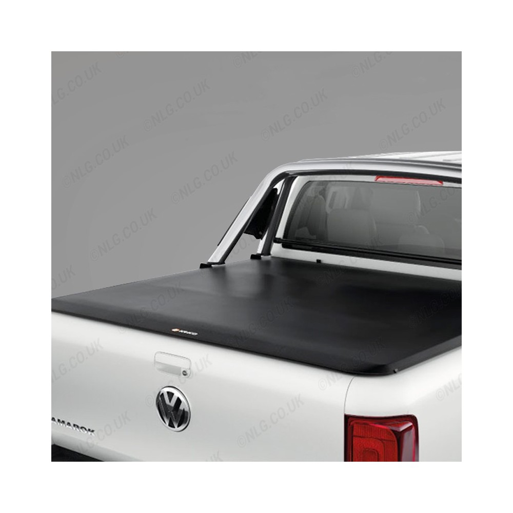 Housse de tonneau enroulable souple Keko pour VW Amarok 2011-2020 (compatible avec l'arceau de sécurité d'origine)