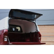 Pro//Top Tradesman Canopy Double Cab en argent titane 529 - Porte arrière en verre