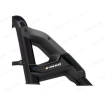 Arceau de sécurité sport noir 76 mm avec accents latéraux en ABS pour Isuzu D-Max 2012-2020