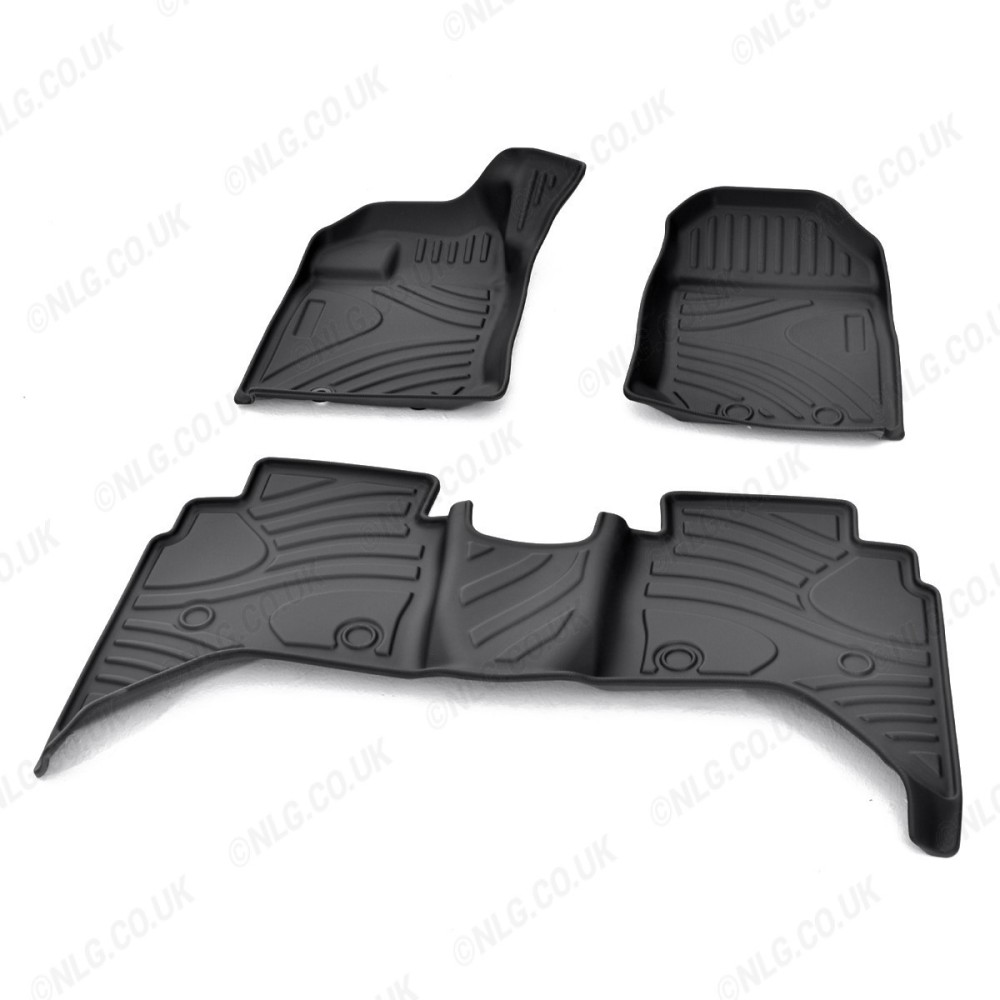 Isuzu D-Max 21- Plateaux de plancher 3D Premium - Voitures LHD