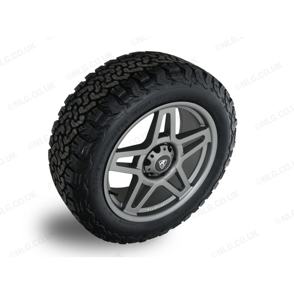 VW Amarok 2023- Jante en alliage Predator Fox 20x9 - Gris mat